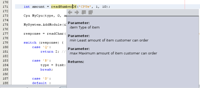 Typing double quotation marks in dev c++
